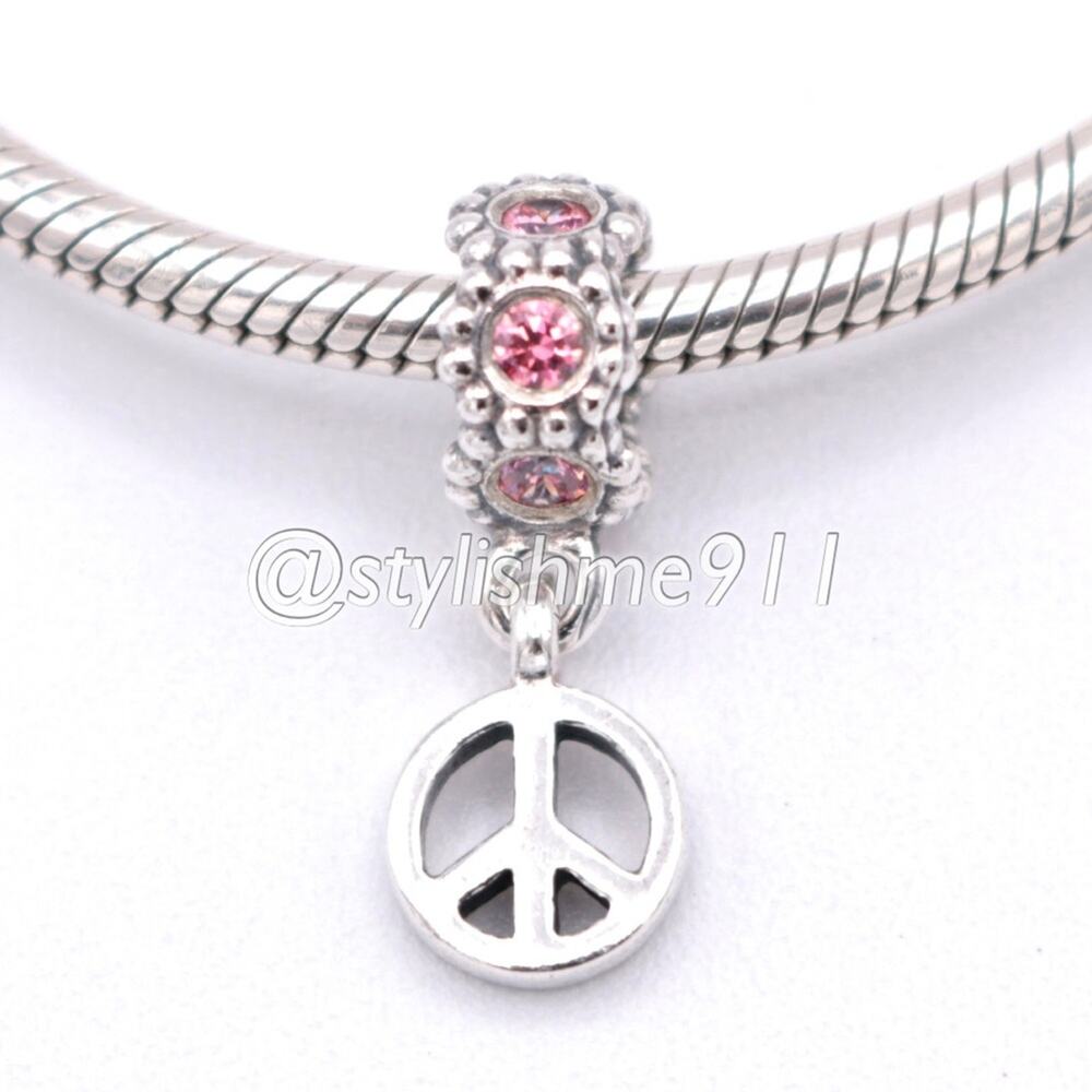 Authentic PANDORA Peace Dangle - 790516CZS